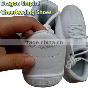 Pure White Unisex Cheerleading Dance Shoes Soft Durable Sole Athletic Training Dancing Shoes thumbnail-2