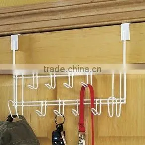 OVER THE DOOR 10 HOOK RACK, Hook Coat Rack, Closet Door Rack thumbnail-1