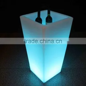 Wholesale Well Polished Beautiful Led Plastic Flower Pot, Garden Flower Vase thumbnail-4