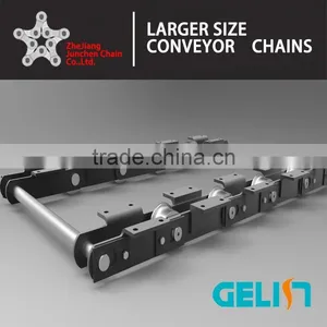 B1000 Hangzhou Custom Design High Quality F Type Roller Alloy Conveyor Chain thumbnail-1