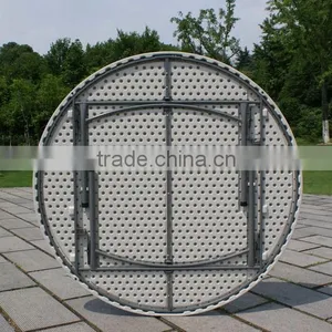 FTB-180R PLASTIC FOLDABLE OURDOOR ROUND TABLE thumbnail-3