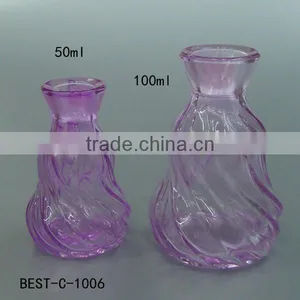 50ml 100ml Empty Reed Diffuser Glass Bottle Fragrance Pink Decorative Glass Bottle Reed Diffuser Stopper Wholesale Free Sample thumbnail-5
