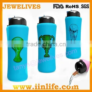 Silicon Collapsible Water Bottle With Various Colors and Capacity thumbnail-6