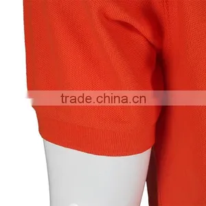 Knitted Cotton Turn-down Collar Slit Lower Hem Casual Custom-built Open-necked Shirts thumbnail-5