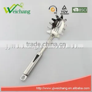 WCJ646 Stainless Steel Utensil SPAGHETTI SERVER Pasta Fork Welding High Quality Mirror Finishing thumbnail-1