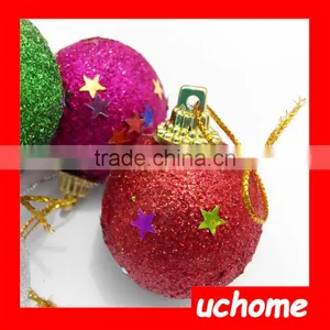 UCHOME 2016 New Design Promotional Trees Gifts Decorative Plastic Christmas Ball thumbnail-5