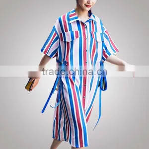 Good Quality Fancy Design Hot Selling Cheesecloth Dress Chinese Clothing Manufacturer thumbnail-1