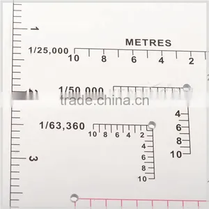 Kearing Brand Manufacture 9" Inches Half Moon Military Protractor /military Round Protractor for Pinpoint Mapwork #KMP-3 thumbnail-4
