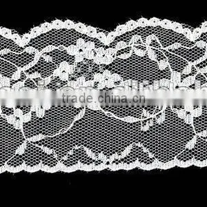 New Design Embroidery Lace Curtain Fabric thumbnail-1