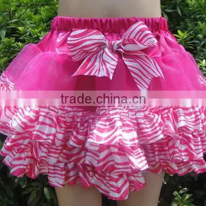 GIRL HOT PINK TANK TOP BABY CUTE LAYER CHIFFON VEST UNDERWAIST thumbnail-1