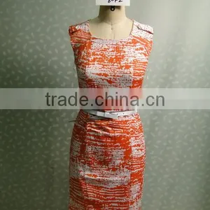 Fashion Design Small Girls Dress With Belt thumbnail-1
