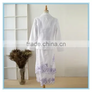Latest 3 Pieces Embroidery Anti-static Business Suit For Women thumbnail-3