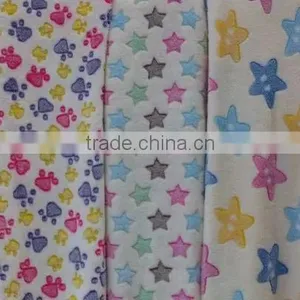 Printed Jacquard Coral Fleece Fabric thumbnail-2