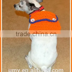 Crochet Dog Backpack Handmade Dog Carrier Backpack thumbnail-1