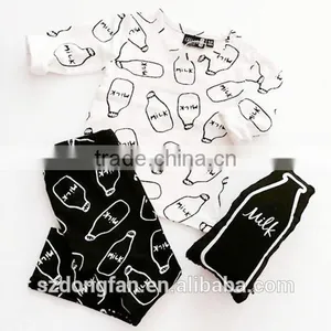 Lovely Milk Bottle Printed 2017 New Design Carters Baby Clothing Set thumbnail-2