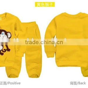 Hot Sale Custom OEM Cute Baby Boys Hoodies +pants,100% Cotton Spring or Autumn Baby Girls Wear Outfits thumbnail-6