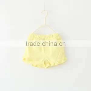 Hot Shorts Girls Ruffle Leggings Baby Girls Summer Pants, Solid Color Children Flounced Shorts thumbnail-2