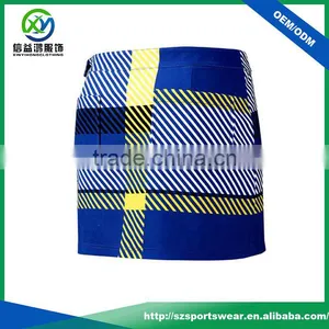 2017 Latest Fashion Color Design Ladies Slim Fit Dry Fit Skirt, Golf Skirts thumbnail-2