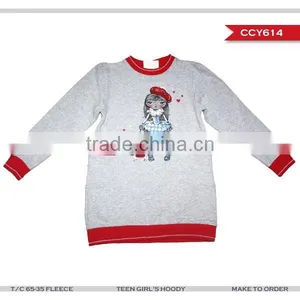2015 Wholesale Fall/winter T/C Fleece Boutique Girl Sweatshirt Designs thumbnail-1