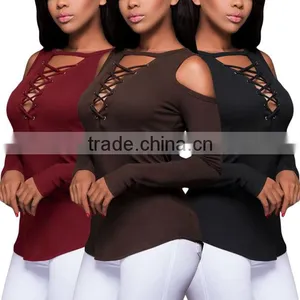 Long Sleeve Top Europe and the United States a T-shirt thumbnail-2