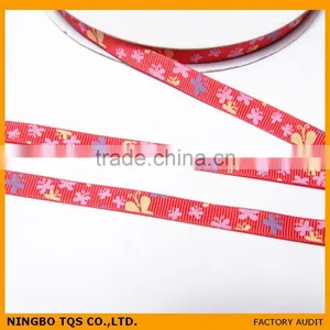 3/8 Inch Butterfly Printed Wholesale Ribbon thumbnail-2
