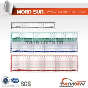 Office School Acrylic Plastic Straight Ruler With Customized Colors thumbnail-1