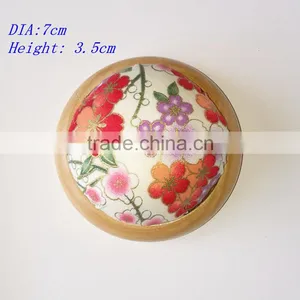 New Design TOP Quality Pin Cushion With Wooden Base OEM Service thumbnail-1