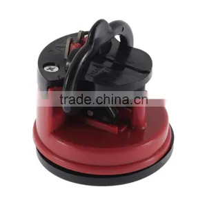 1pc Red Knife Sharpener Scissors Grinder Secure Suction Chef Pad Kitchen Sharpening Tool Plastic Sharpener for Knives thumbnail-4
