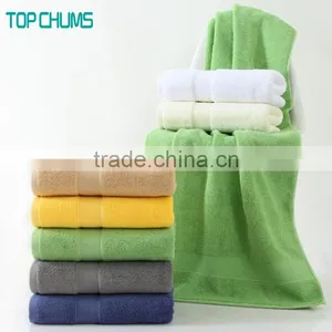 Wholesale Custom Logo High Quality Solid Color Egyptian Cotton Bath Towel thumbnail-1