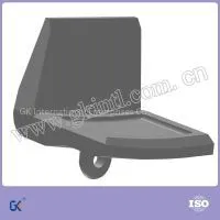 High Chromium Alloy Steel ISO Excavator Wear Bucket Heel Shroud thumbnail-1