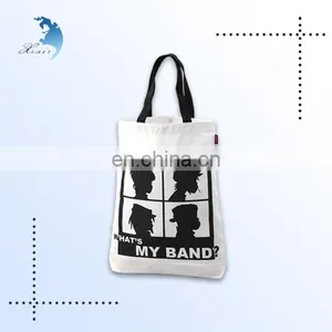 Custom Logo With Well Designed Cotton Handbag Textile Printing Cotton Bag for Sale thumbnail-1