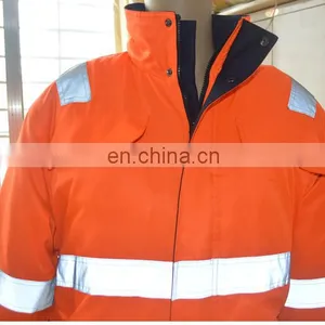 100%Cotton FR Reflective Protective Coverall for Mining Worker thumbnail-6