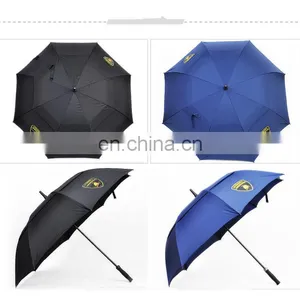 Auto Open Golf Umbrella With Double Canopies thumbnail-1