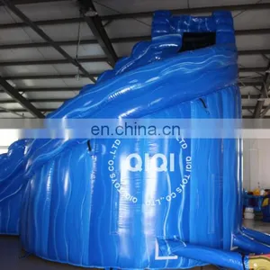Valcano Bule Corkscrew Inflatable Water Slide With Pool for Kids thumbnail-3