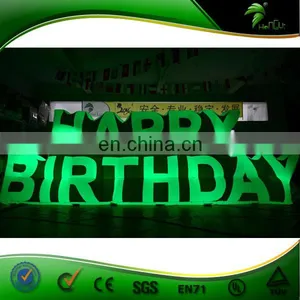 ABC Customized Design Inflatable Letter Balloon Color Change LED Lighting Trade Show Ball Birthday Party Display thumbnail-3