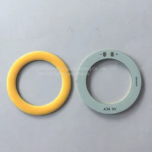 2018 New Professional Lighting 9v 3w Plastic Camping Protable Flat Round COB LED Torch Flashlight With Machine Tool Work thumbnail-2