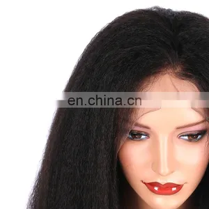 Hair Styler Kinky Straight Human Hair Full Lace Wig thumbnail-2