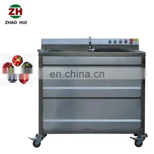 Commercial Automatic Air Bubble Fruit Washing Machine for Sale thumbnail-4