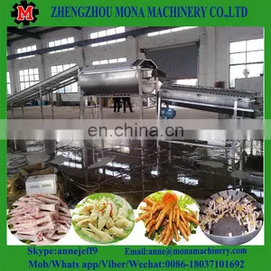 Stainless Steel Chicken Paws Feet Skin Removing Machine/chicken Feet Production Line thumbnail-3