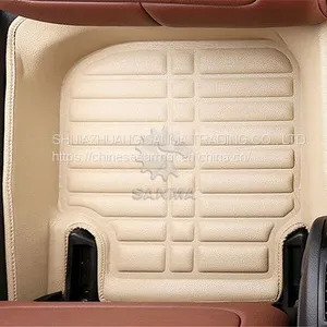 Environmentally Friendly Leather Hot Press Car Floor Mat thumbnail-1