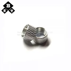 High Speed CNC Machining 6061 Aluminum Turning With Diamond Knurling thumbnail-2
