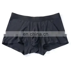 Comfort No Ride-up Modal Spandex Mid-waist Men's Underwear Boxer Briefs Breathable Seamless Underwear Men thumbnail-6