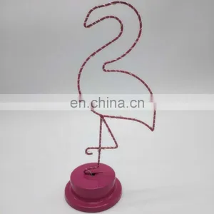 LED Metal Art Flamingo Shape Copper Wire Lights Decoration Lights thumbnail-3