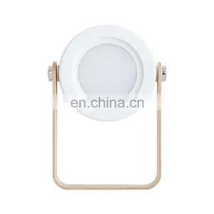 Portable Led Wooden Table Light Retractable Touchable Cordless Desk Lamp Adjustable Warm White Soft Night Light thumbnail-2