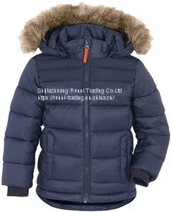 Boys’ Padded Puffer Jacket Recycled Polyester Boys Puffer Jacket Wholesale Jackets thumbnail-1