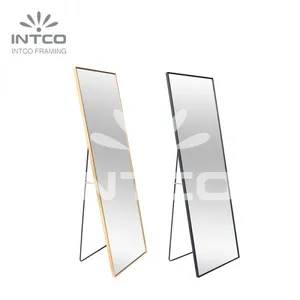 Aluminum Framed Full Length Floor Mirror-Custom Frame Mirror-Standing Full Length Mirror thumbnail-2