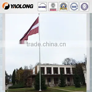 Conical Stainless Steel National Flagpole thumbnail-2