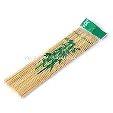 Bamboo Skewers 100 Skewers per Package Shish Kabobs and Fruit Skewers Fondue Sticks thumbnail-1