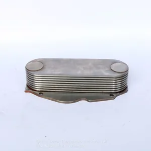 for HOWO Stainless Steel Oil Cooler Core 61800010113 61500010334 WD615 61500010335 thumbnail-3
