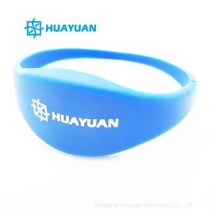 Loyalty System 13.56MHz NFC NTAG216 Adjustable Slim RFID Silicone Wristbands thumbnail-3